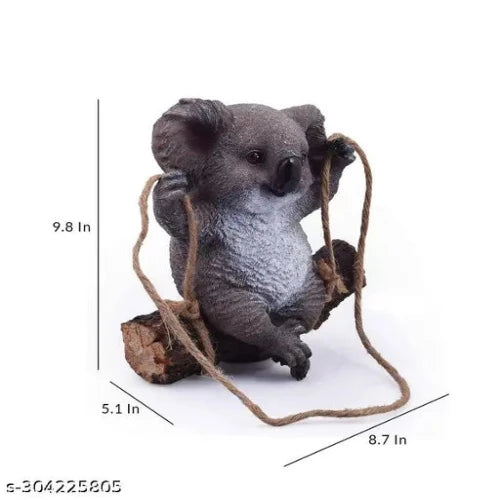 Koala Hanging Swing for Garden Tree Decor