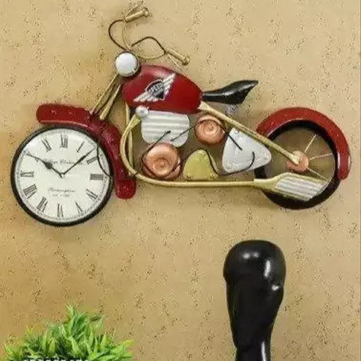 Metal Wall Art – Red Bike Wall Panel