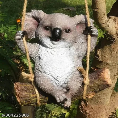 Koala Hanging Swing for Garden Tree Decor