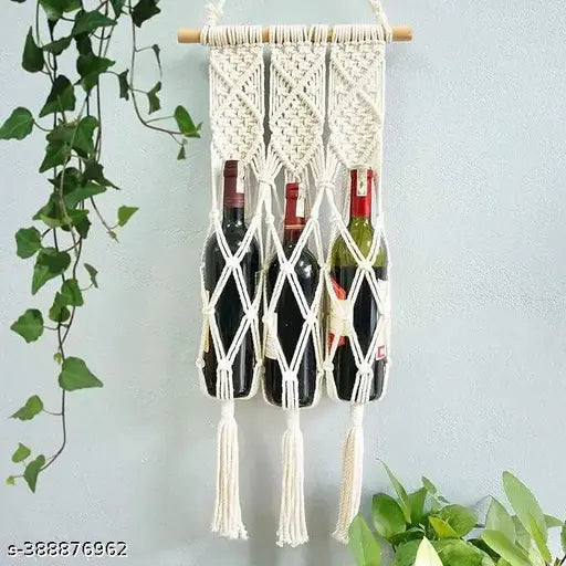 Handmade Macrame Wine Bottle Holder