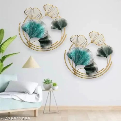 Leaf Metal Wall Art - Set of 2